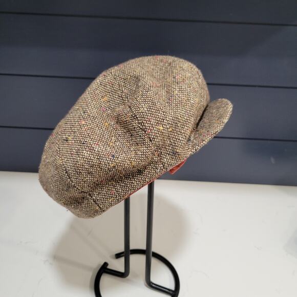 Dorfman-Pacific Vintage Newsboy Wool Blend Lined Cap